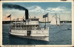 Steamer "Westport" Postcard