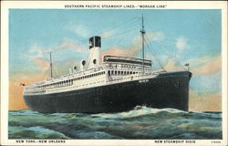 Southern Pacific Steamship Lines - "Morgan Line" Steamers Postcard Postcard Postcard