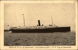 S. S. City of Savannah Postcard