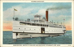 Steamer Nantucket Boats, Ships Postcard Postcard Postcard