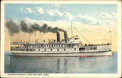 Steamer Sankaty, New Bedford MA Postcard