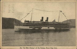 Str. "De Witt Clinton" of the Hudson River Day Line Postcard