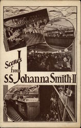 Scenes from S.S. Johanna Smith II Postcard