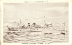 Colonial Navigation Co. Boats, Ships Postcard Postcard Postcard