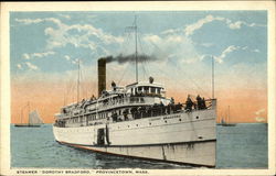 Steamer "Dorothy Bradford" on the Water Postcard