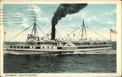 Steamer "South Shore" Steamers Postcard Postcard Postcard