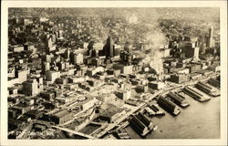 Aerial View of City Seattle, WA Postcard Postcard Postcard