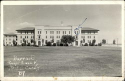 Barracks - Troops E and F, 7th U.S. Cavalry Postcard