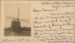 Windmill Windmills Postcard Postcard Postcard