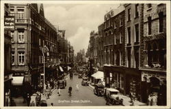 Grafton Street Dublin, Ireland Postcard Postcard Postcard