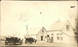 House and Touring Cars Postcard