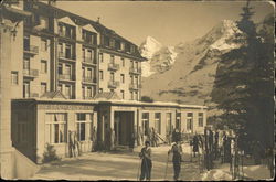 Palace-Hotel des Alpes Murren, Switzerland Postcard Postcard Postcard