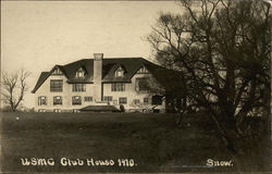 USMC Club House, 1910 Postcard