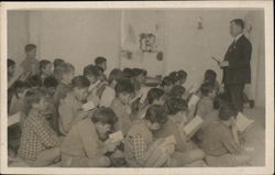 School Room, Near East Relief Armenian Orphanage, Nazareth Schools & Education Postcard Postcard Postcard