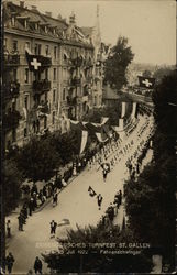 Eidgenössisches Turnfest 1922 St. Gallen, Switzerland Postcard Postcard Postcard