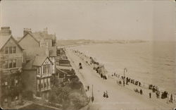 Colwyn Bay West Parade Postcard