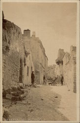 Street Scene Les Baux de Provence, France Postcard Postcard Postcard