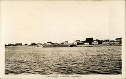 View of Town from Harbor Postcard