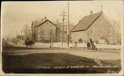 Catholic Church and Convent Port Arthur, ON Canada Ontario Postcard Postcard Postcard