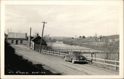 View of River St. Didace, QC Canada Quebec Postcard Postcard Postcard