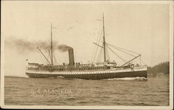 S.S. Alameda, Alaska Steamship Co. Steamers Postcard Postcard Postcard