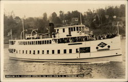 Grayline SS Sightseer Entering the Sound from US Government Locks Steamers Postcard Postcard Postcard