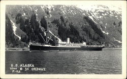 SS Alaska Steamers Postcard Postcard Postcard