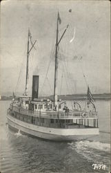 Steamer "Rosalie" Steamers Postcard Postcard Postcard