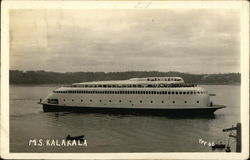 M.S. Kalakala Boats, Ships Postcard Postcard Postcard