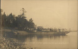 Sweets Automobile Ferry Chazy Landing NY to Isle La Mott VT Ferries Postcard Postcard Postcard