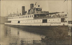 Steamer "Lord Baltimore" Postcard