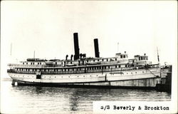 S/S Beverly & Brockton, Colonial Line Steamers Postcard Postcard Postcard