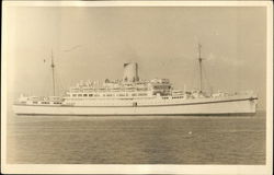 Steamer on the Ocean Steamers Postcard Postcard Postcard