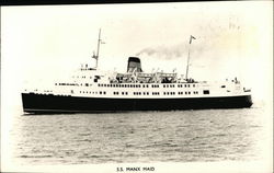 SS Manx Maid Steamers Postcard Postcard Postcard