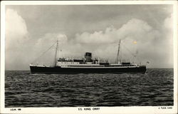 S.S. King Orry Postcard