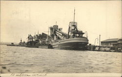 Boats at Balboa Wharf Postcard