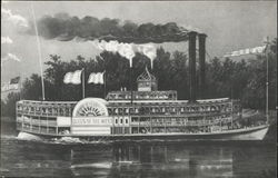 Steamer "Queen of the West" Postcard