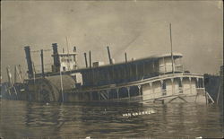 Steamer "Van Franken" Postcard