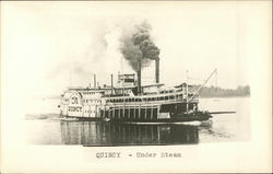 Steamer "Quincy" Under Steam Steamers Postcard Postcard Postcard