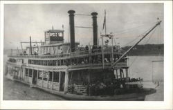 Steamer "John W. Hubbard" Postcard