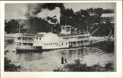 Steamer "Zanetta" Postcard