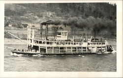 Steamer "Courier" Steamers Postcard Postcard Postcard