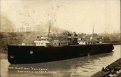 Car Ferry "Ashtabula," Ashtabula Harbor Ohio Postcard Postcard Postcard