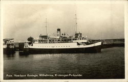 Prov. Veerboot Koningin Wlhelmina Netherlands Benelux Countries Postcard Postcard Postcard