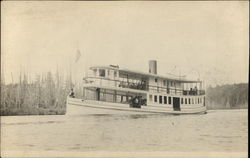 Steamer "Adirondack" Steamers Postcard Postcard Postcard