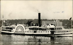 "Reliance" ex "Cetus" Iron Steamboat Co. Postcard