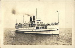 Steamer with Passengers Steamers Postcard Postcard Postcard