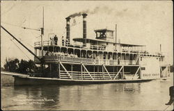 Excursion on Illinois River, "David Swain" Steamers Postcard Postcard Postcard