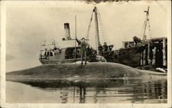 Whaler With Caught Whale Boats, Ships Postcard Postcard Postcard