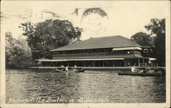 Metropolitan Boathouse Auburndale, MA Postcard Postcard Postcard